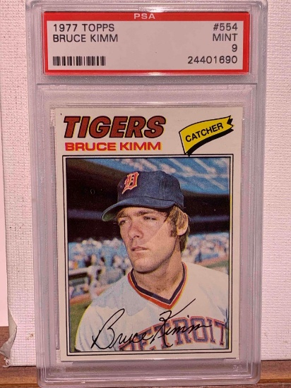 1977 Topps Bruce Kimm PSA 9 baseball card