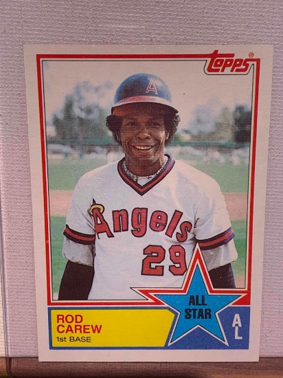 1983 Topps Rod Carew all star baseball card