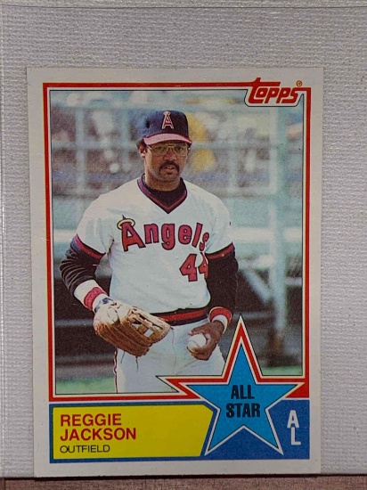 1983 Topps Reggie Jackson all-star baseball card