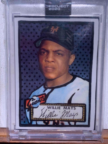 2020 Topps Willie Mays project 2020 baseball card