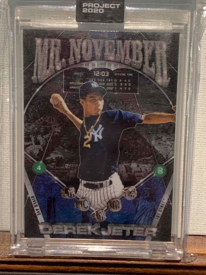 2020 Topps Derek Jeter project 2020 baseball card