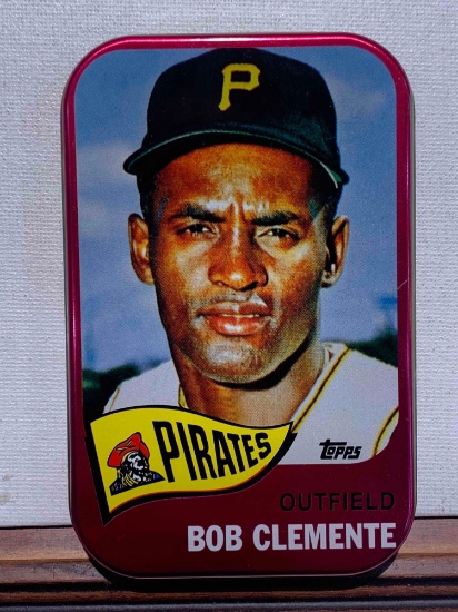 1998 Topps Bob Clemente card tin