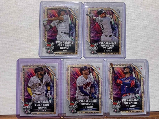 2023 Topps home run challenge contest cards
