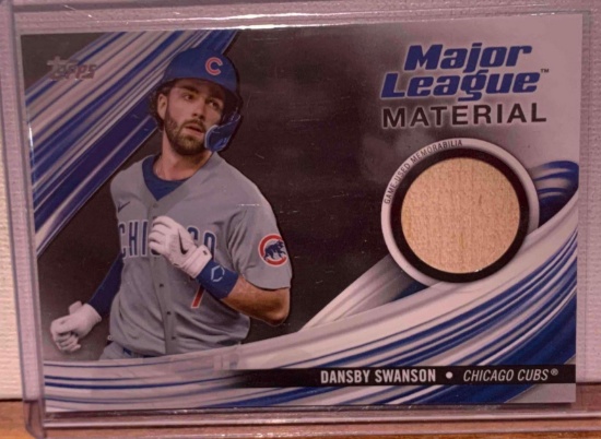 2023 Topps Major League Material Dansby Swanson Bat #130/199