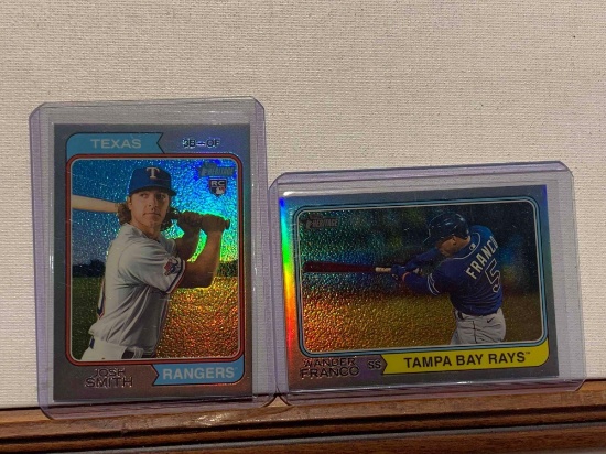 2023 Topps Heritage Chrome Baseball cards
