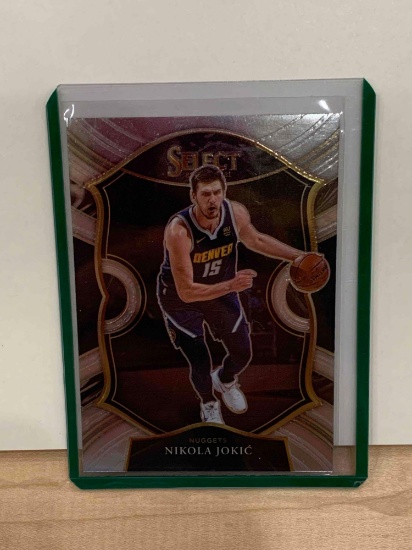 2021 Panini select Nikola Jokic holographic basketball card