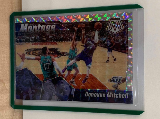2020 Panini mosaic Donovan Mitchell holographic montage basketball card