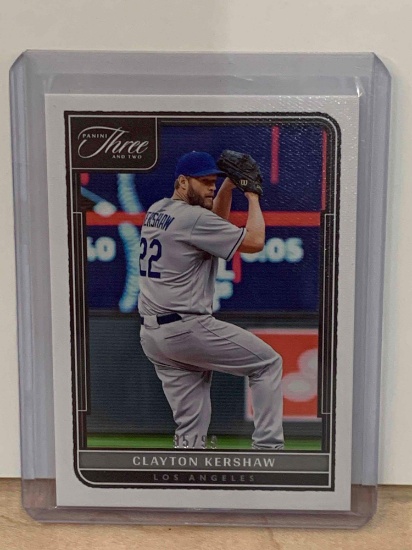 2022 Panini Clayton Kershaw baseball card