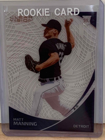 2022 Panini Matt Manning rookie baseball card