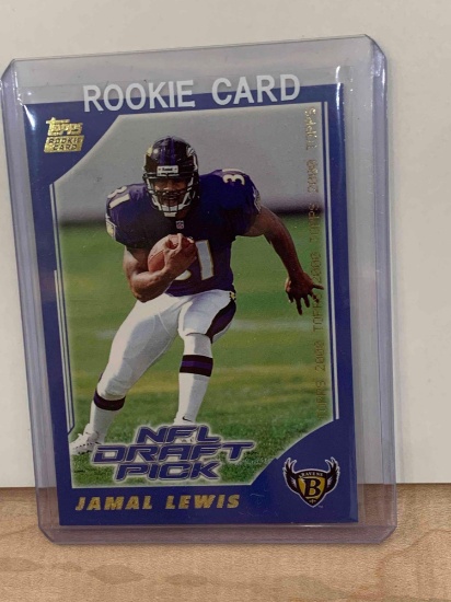 2000 Topps Jamall Lewis NFL draft pick rookie football card