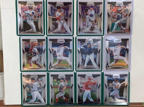 assorted Prizm baseball cards
