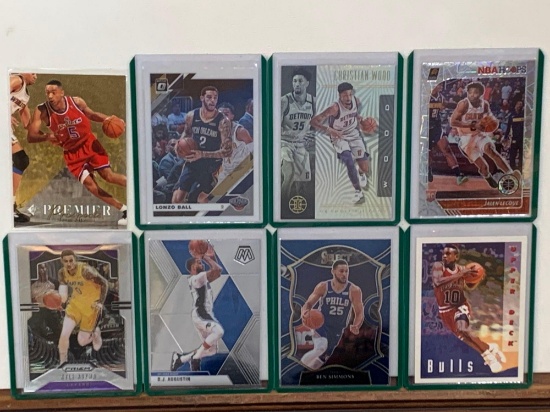 assorted basketball cards