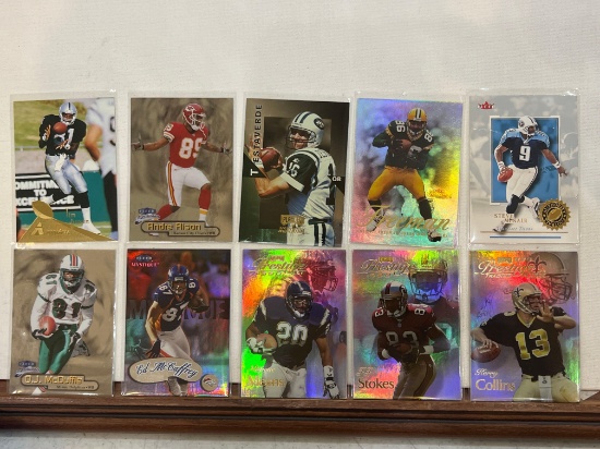 Lot of 10 Football stars including Means, Collins plus see pics