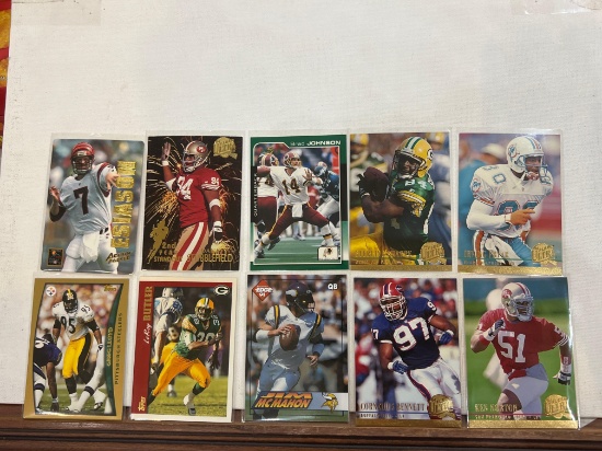 Lot of 10 Football Stars see pics