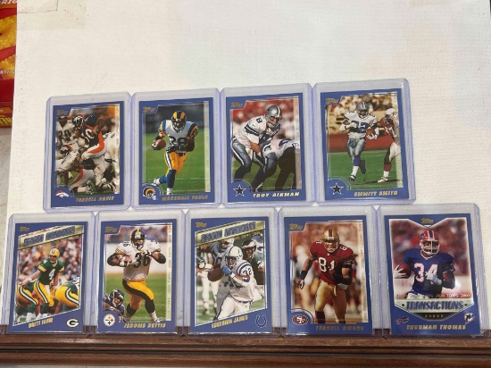 Lot of 9 Football Stars see pics
