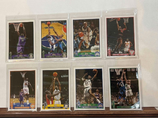 Lot of 8 2003 Topps Basketball cards