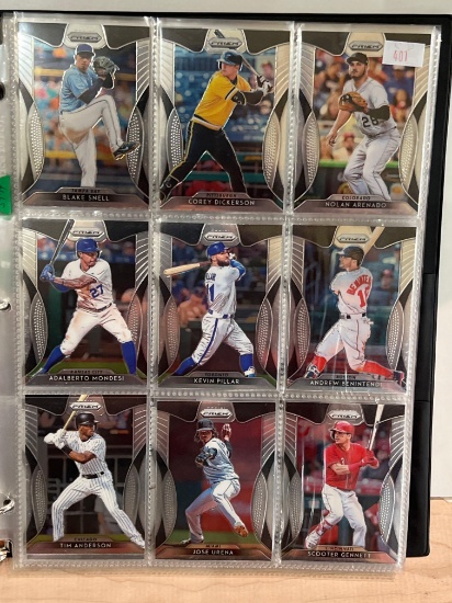 Lot of 9 2019 Prizm Baseball