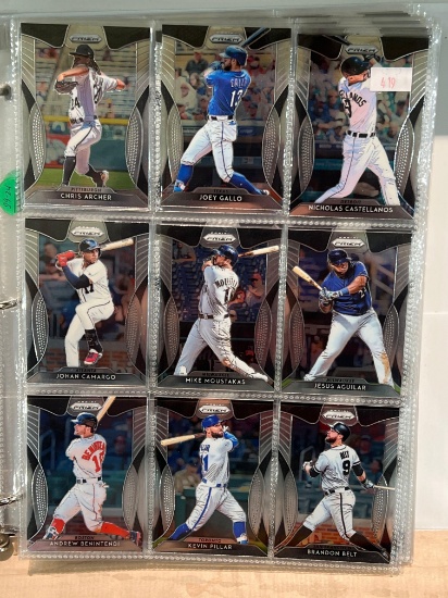 Lot of 9 2019 Prizm baseball