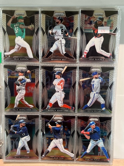 Lot of 9 2019 Prizm baseball