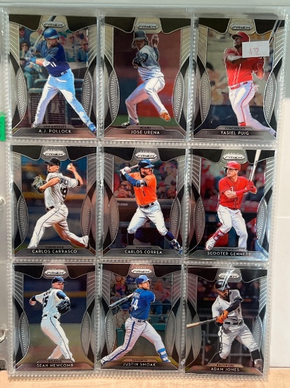 Lot of 9 2019 Prizm baseball