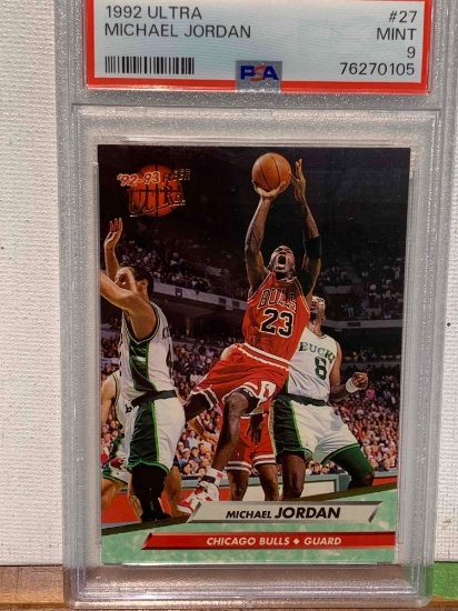 1992 fleer Michael Jordan PSA 9