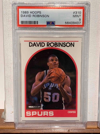 1989 hoops David Robinson basketball card PSA 9