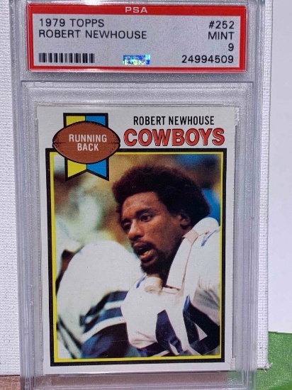 1979 Topps Robert Newhouse PSA 9 football card