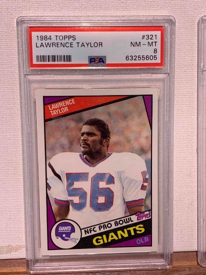 1984 Topps Lawrence Taylor PSA 8 football card