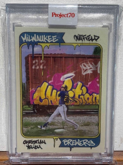 2021 Topps Christian Yelich Project 70 Baseball card