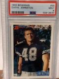 1993 Bowman Daryl Johnston PSA 9 football card