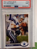 1991 upper deck Jay Novacak PSA 9 football card