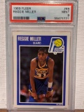 1989 fleer Reggie Miller PSA 9 basketball card