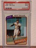 1980 topps Kent Tekulve PSA 9 baseball card