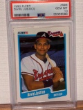 1990 fleer Dave justice PSA 10 baseball card