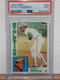 1984 Topps, Rickey Henderson, PSA 9 baseball card