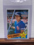 1985 Topps Ryne Sandberg All-Star baseball card