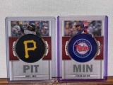 assorted team logo patch baseball cards Cruz, Buxton