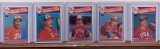 assorted 1984 United States, baseball team cards, Mack, hoover, Green, Dunne, Caffrey