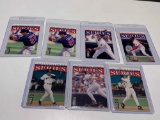Assorted 1995 World Series baseball cards
