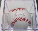 Glenn Perkins, Minnesota twins pitcher autographed baseball obtained at twins fest