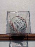 2007 Minnesota Twins team baseball, facsimile signatures Joe Mauer, Justin Morneau, Johan Santana,