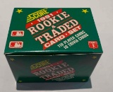 1991 score rookie and traded card player cards and Magic Motion trivia cards