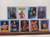 Assorted wrestling cards