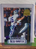1986 collectors edge Chad henning?s autograph football card