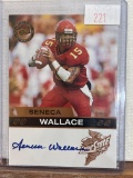 2003 press pass Seneca Wallace autographed football card