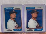 2023 Topps Heritage Chrome #499 and 189 /999