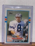 1989 Topps Troy Aikman baseball card