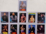 Assorted Wrestling cards Cole, McMichael, Pillman, Monsoon, Johnson, Roma, Muraco, Bryan, Taz,