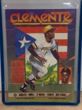 1987 leaf Roberto Clemente puzzle card