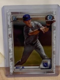 2020 Topps chrome Bobby Witt Junior first bowman baseball card